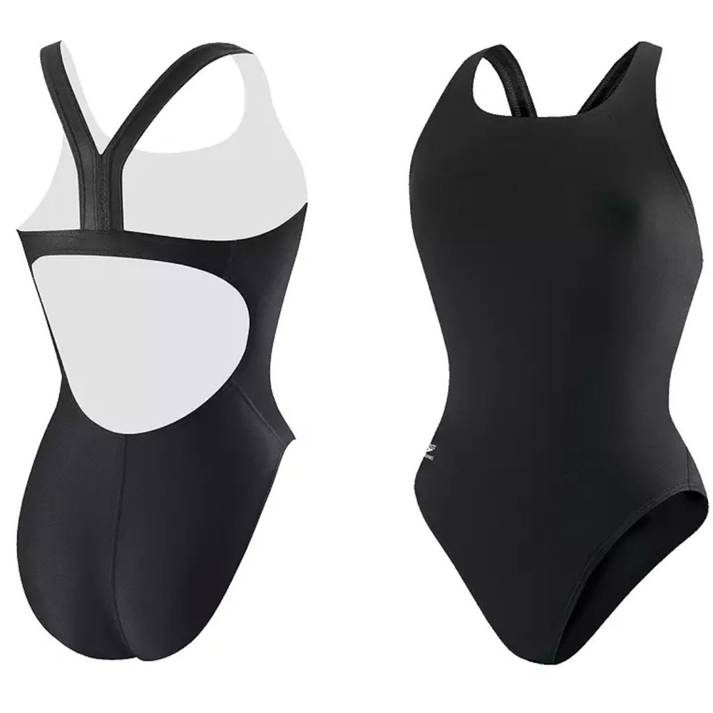 Speedo Women's Swimsuit One Piece Pro LT Super Pro Solid Black Size 6/32